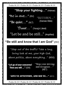 1-21-13 Be still