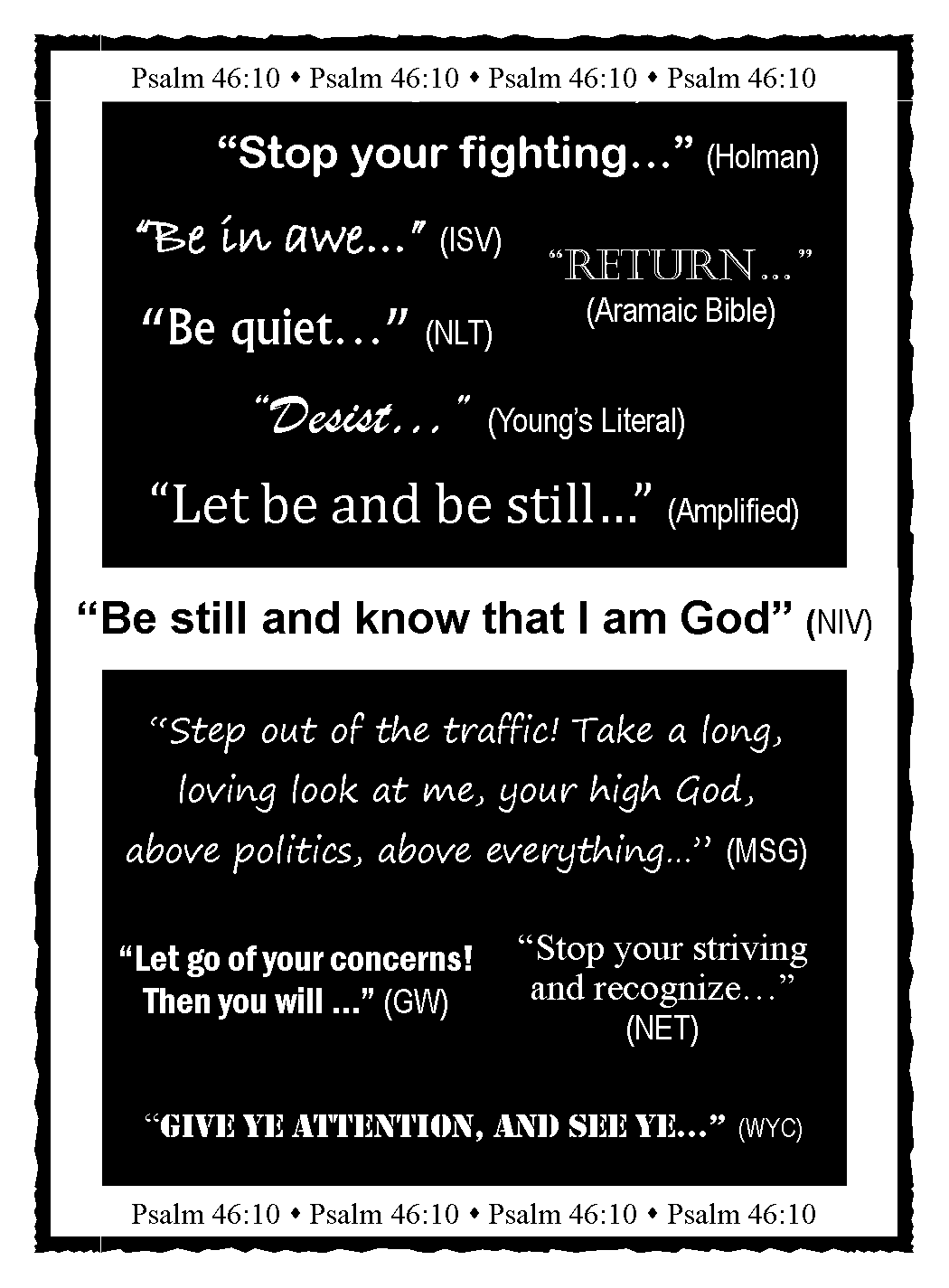 1-21-13 Be still