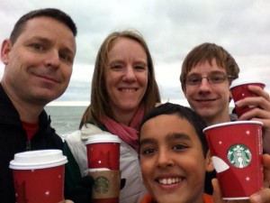 Starbucks on the beach