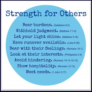 Strength for Others